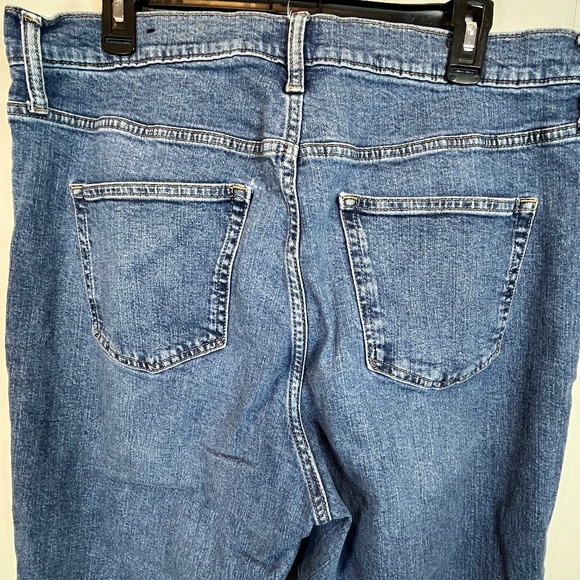 Women's GAP Denim Jeans 20/35R High Rise Vintage Flair Comfortable Casual Plus - Picture 8 of 14